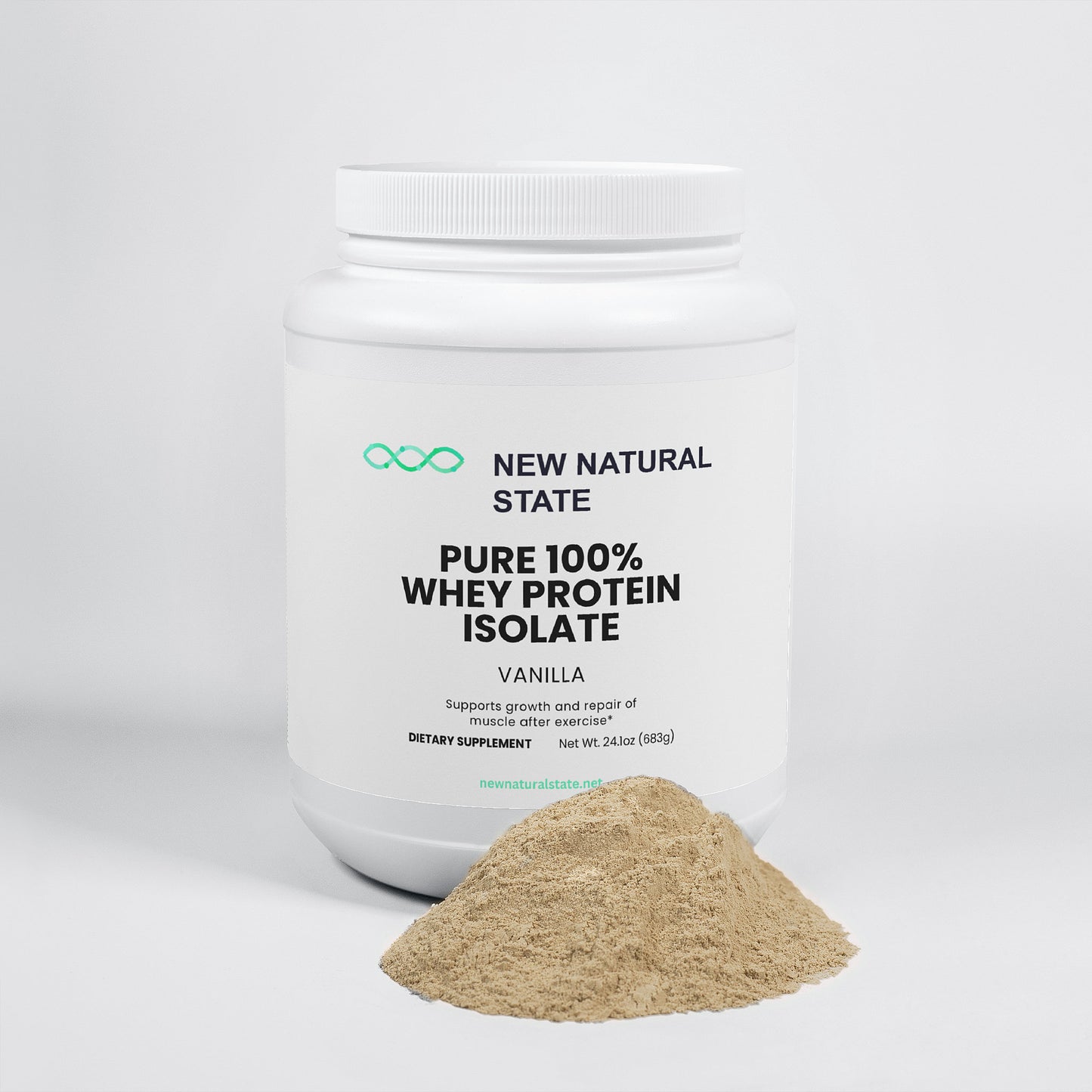 Pure 100% Whey Protein Isolate (Vanilla)