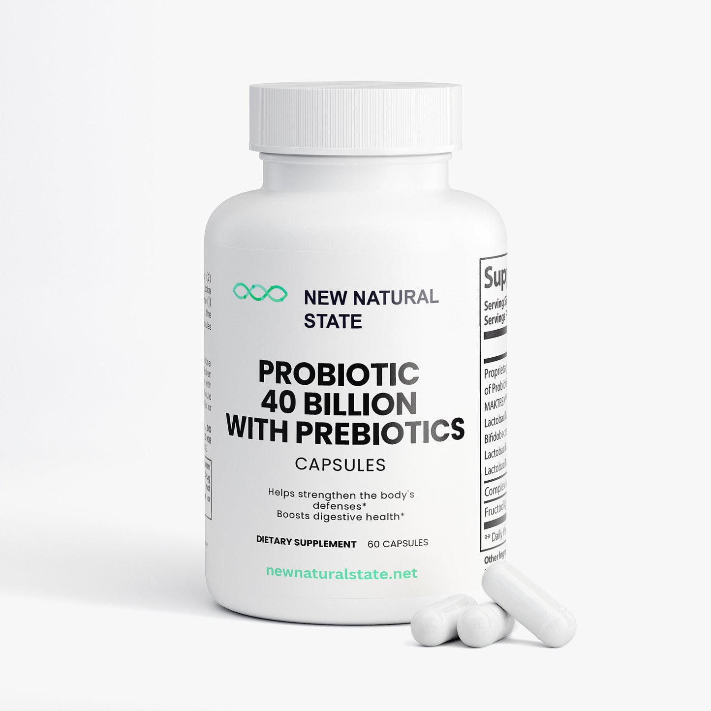Probiotic 40 Billion with Prebiotics
